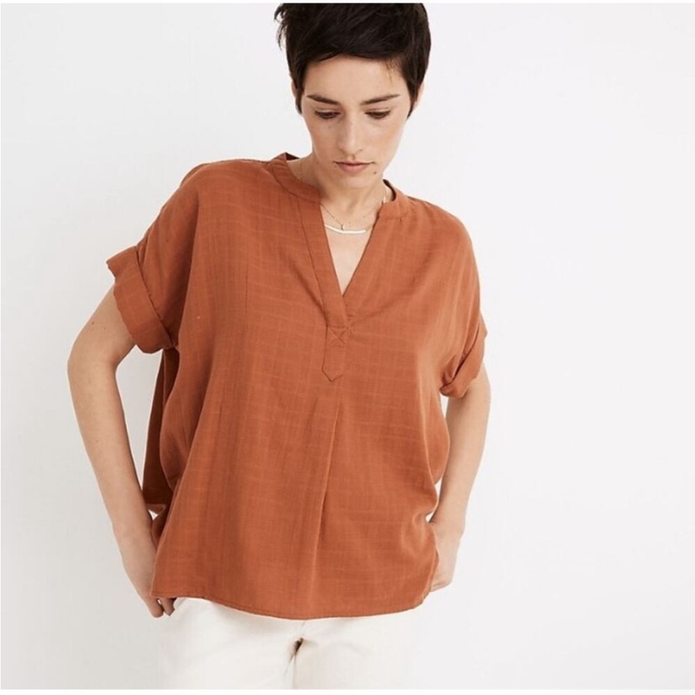 Madewell Rust Blouse